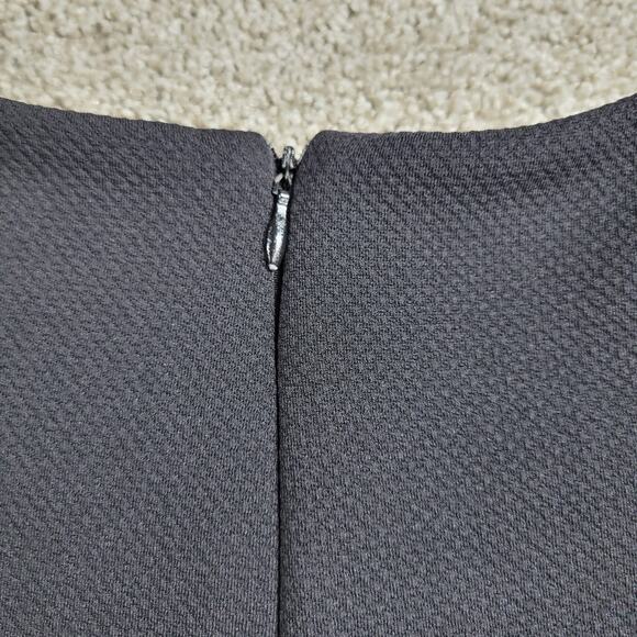 R&K Dress Womens 4 White Black Red Color Block Stripes Short Cap Sleeve Office - Picture 12 of 12